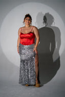 CHERRY Lace Up Corset Top