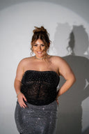 MARQUEE Rhinestone Tube Top