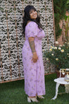 KATE Purple Floral Print Dress