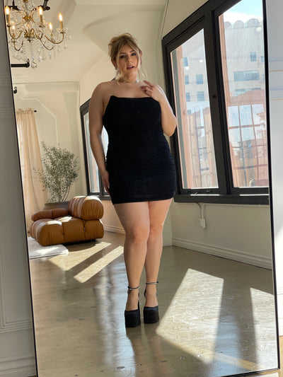 MINNIE Black Bodycon Dress