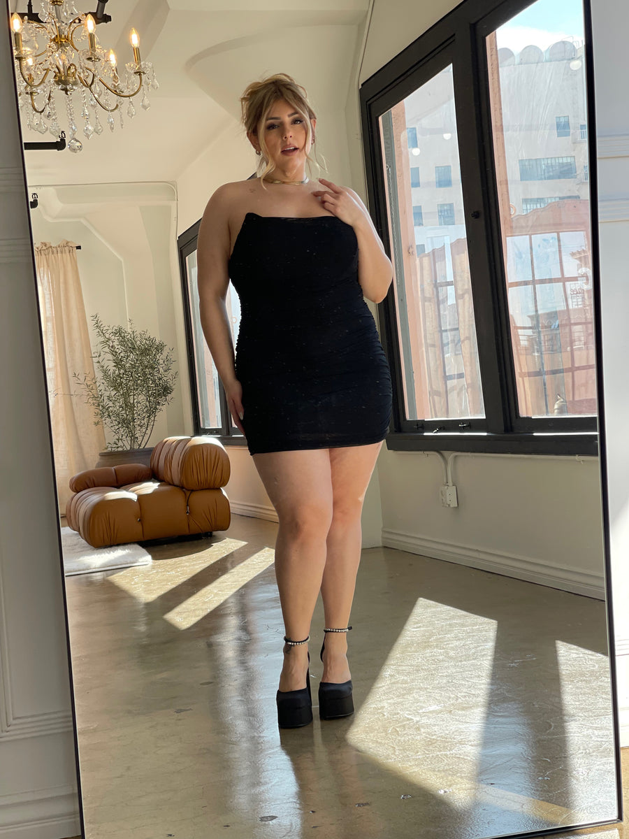 MINNIE Black Bodycon Dress