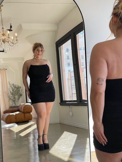 MINNIE Black Bodycon Dress