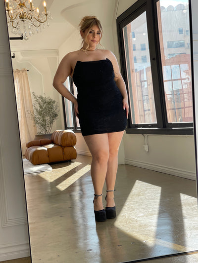 MINNIE Black Bodycon Dress