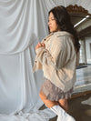 JET SET Ivory Corduroy Jacket