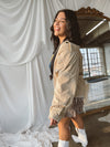 JET SET Ivory Corduroy Jacket